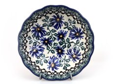 Corrugated Bowl 12 cm (5") Cornflower