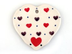 Heart Ornament Red Hearts