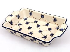 Auflaufform mit Griffe 33 cm Lattice
