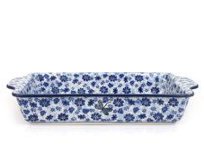 Auflaufform  mit Griffe 39 cm   Libelle