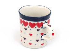 hrnek "Espresso" 0,15 l Červená srdce