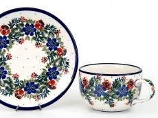 Cup with Saucer 0,2 l (7 oz) Wreath