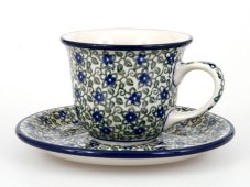 Tasse mit Untertasse 0,15 l   Lobelia
