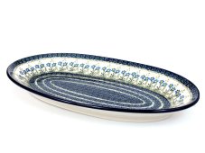 Platten Oval 45 cm   Blumengarten