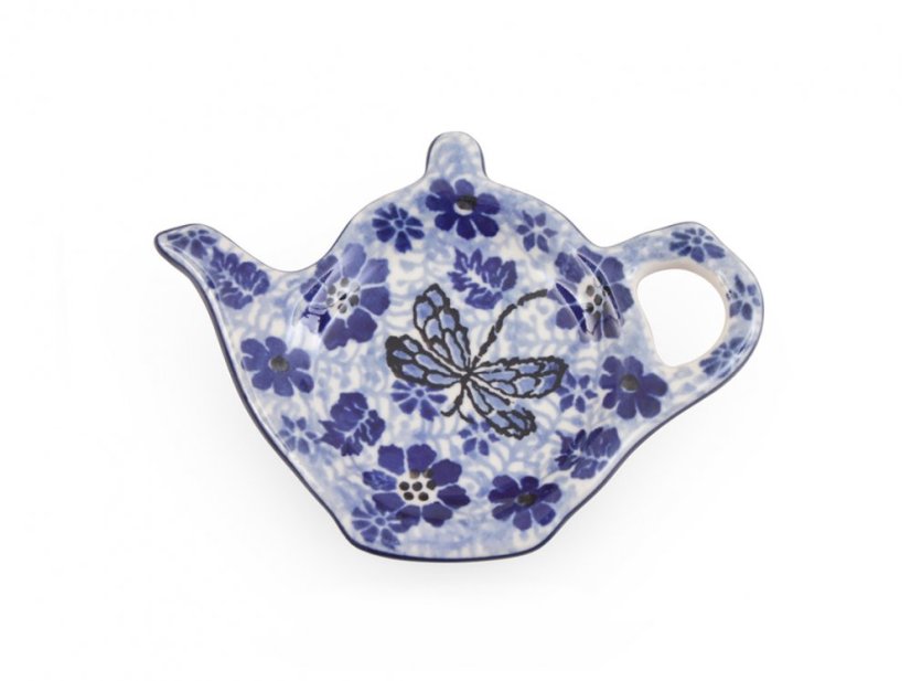 "Jug" Teabag Plate   Dragonfly