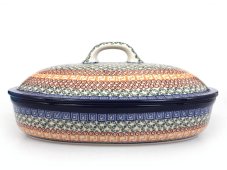 Oval Baking Dish with Lid 31 cm (12") Greek