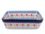 Square Baking Dish 27 cm (10")   Pink Tulips