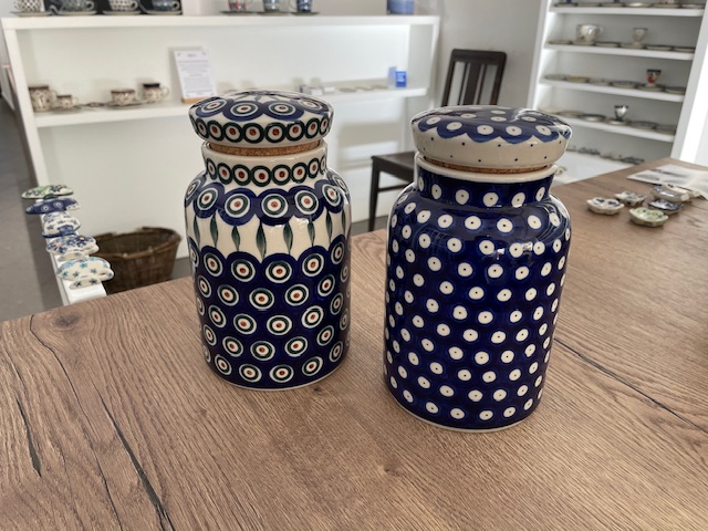 dóza s korkovou zátkou 18 cm   Paví oka