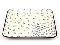 Square Platter 28 cm (11")   Damselfly