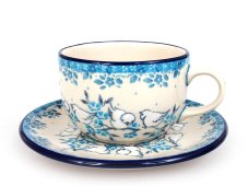 Tasse mit Untertasse 0,2 l   Turteltauben