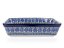 Auflaufform rechteckig 28 cm   Blaue Blätter