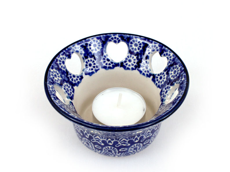 Heart Candle Holder   Lace