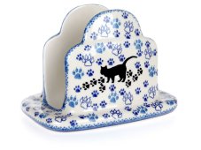 stojan na ubrousky   Černá kočka