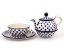 One-cup Teapot 0,6 l+0,25 l   Dots