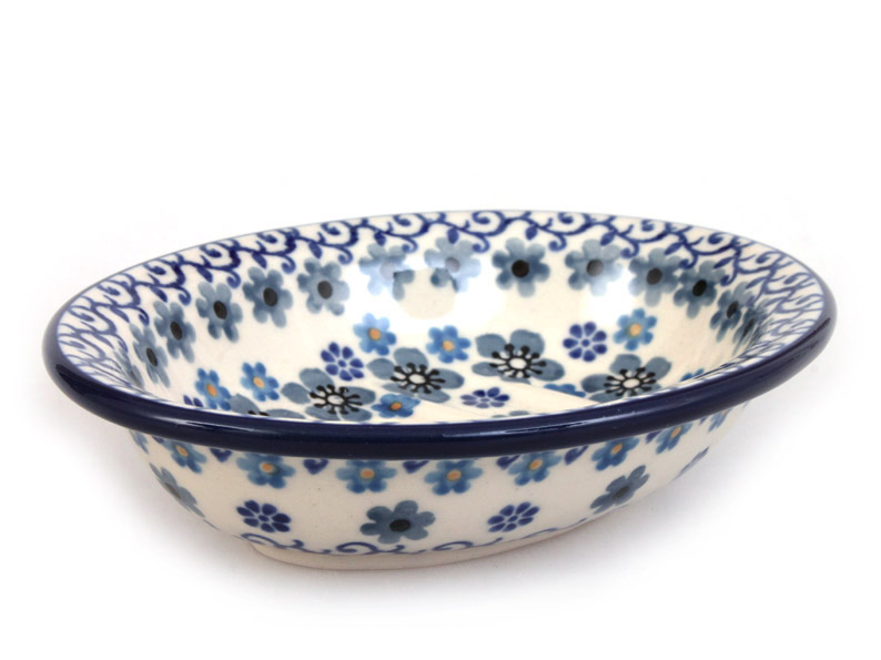 Seifenschale oval 14 cm   Winter Garten