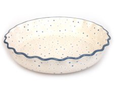 Pie Baking Dish 28 cm (11") Snow Flowers