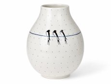 Vase 24 cm (9")   Swallows UNIKAT