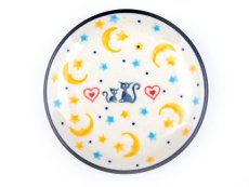 Teabag Plate 10 cm (4")   Cats in Love