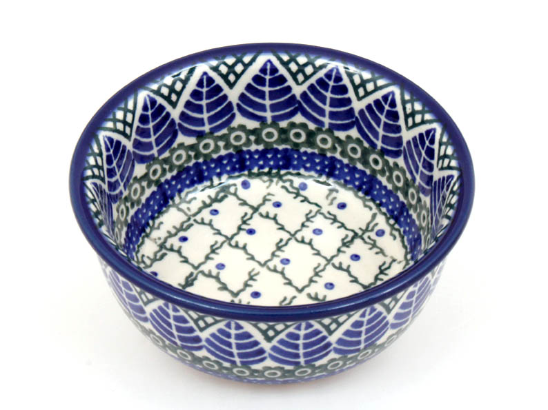 Schüssel 13 cm   Blaue Blätter