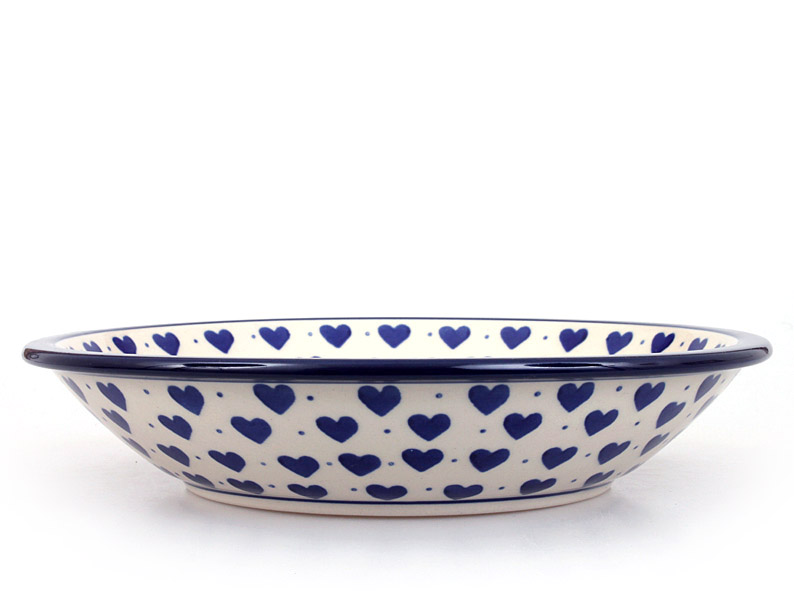 Soup Plate 21 cm (8")   Blue Hearts