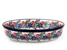 Oval Baking Dish 24 cm (9")   Wreath