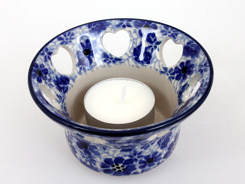 Heart Candle Holder   Dragonfly