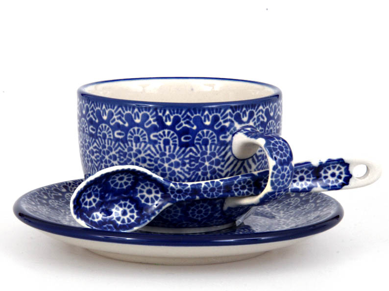 Tasse mit Untertasse 0,2 l   Spitze