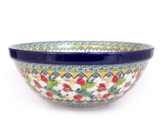 Bowl CLASSIC  24 cm (9")   Apple Blossoms UNIKAT