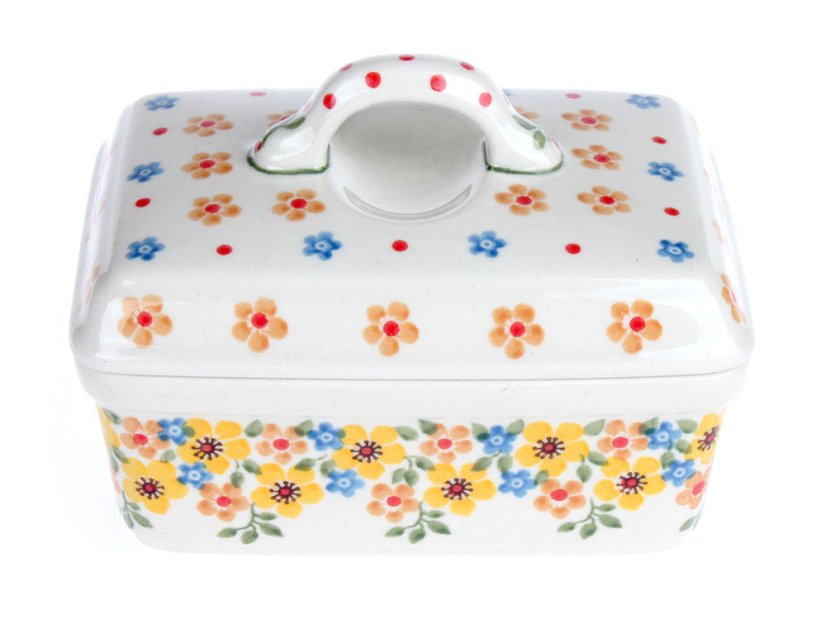 Square Butter Dish   Spring