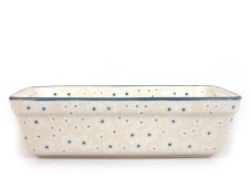 pekáč obdélník malý 24 cm   Sněhové květy