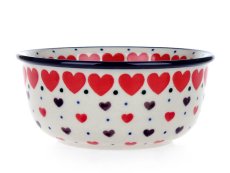Bowl 13 cm (5") Red Hearts