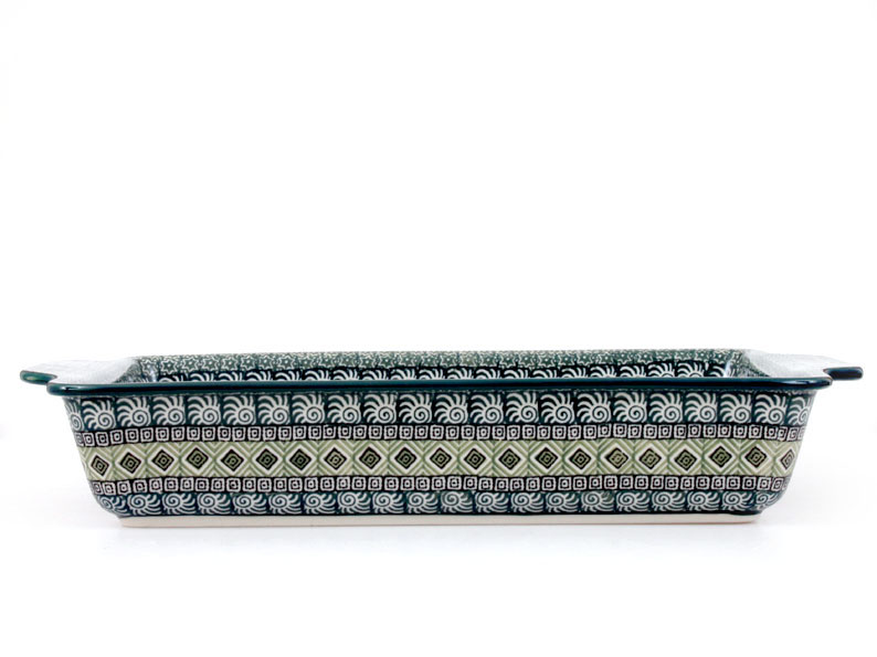 zapékací mísa 39 cm   Aztécké slunce zelené