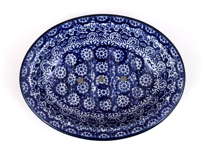 mýdelnička s otvory 14 cm   Krajka