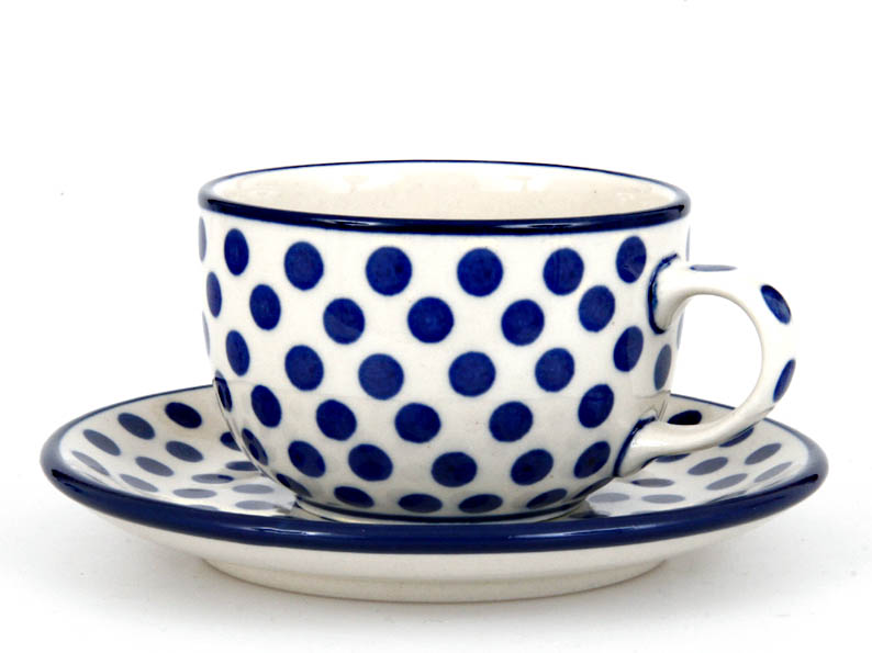 Tasse mit Untertasse 0,2 l   Punkte