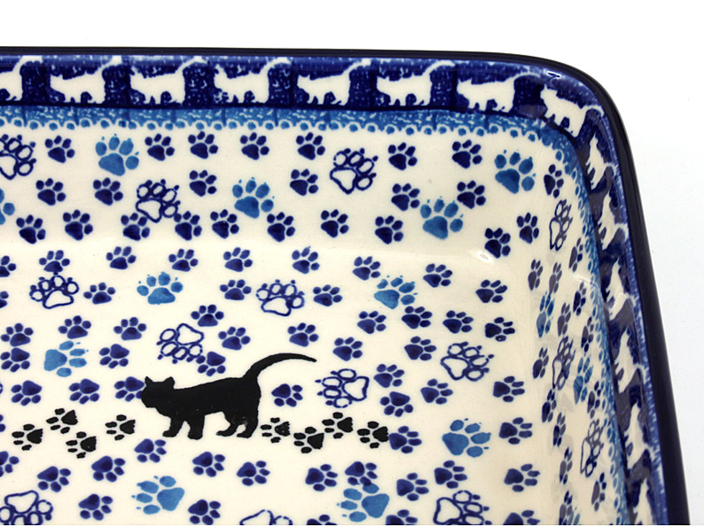 Rectangle Baking Dish 24 cm (10")   Black Cat