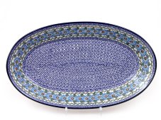 Oval Platter 45 cm (18") Asters