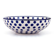 miska nízká 17 cm   Puntíky