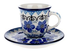 Mocca Cup with Saucer 0,06 l (2 oz) Blue star