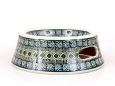 Pet Bowl for Dogs Aztec Sun green