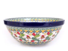 Bowl CLASSIC  24 cm (9")   Apple Blossoms UNIKAT