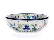 Low Bowl 9 cm (3.5") Violets UNIKAT