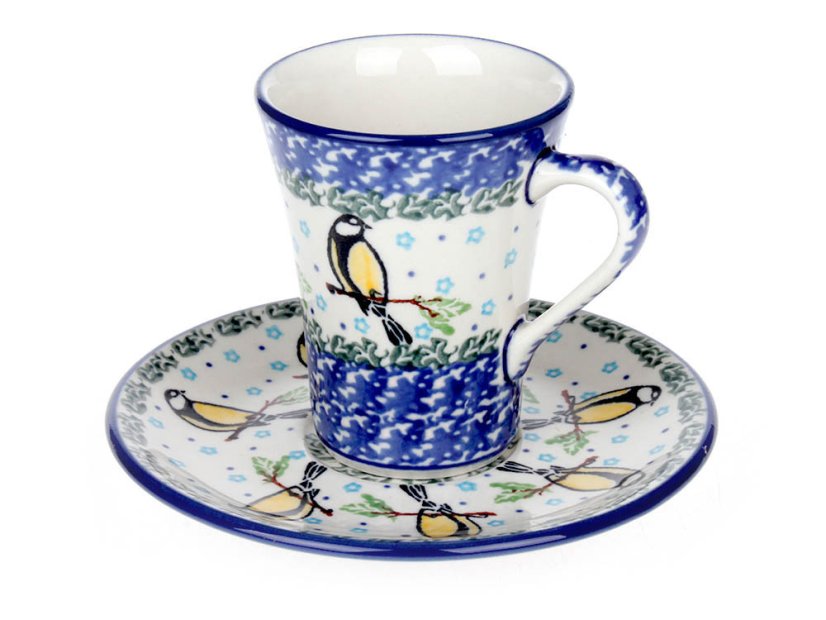 Cup with Saucer 0,13 l (4.3 oz)   Chickadees