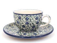 Cup with Saucer 0,1 l (4 oz)   Lobelia