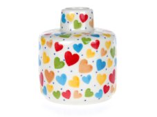 Duftspender 8 cm   Bunte Herzen UNIKAT