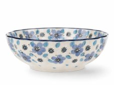 miska vlnitá 12 cm   Blue and white
