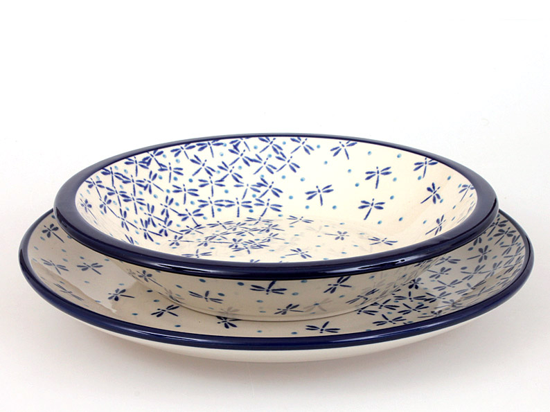 Soup Plate 21 cm (8")   Damselfly