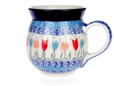 buclák velký 0,5 l   Růžové tulipány