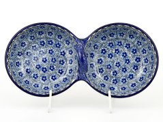 Double Bowl 25 cm   Forget-me-not