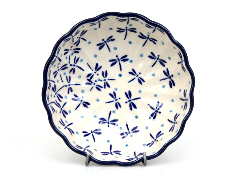 Corrugated Bowl 12 cm (5")   Damselfly