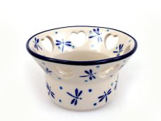 Heart Candle Holder   Damselfly